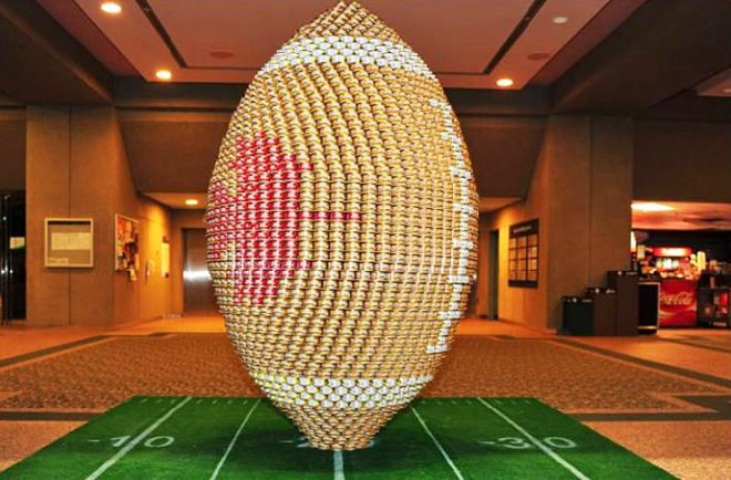 american institute of architects, Canstruction, Community Food Bank of New Jersey, exhibitions, Green Design Competitions, Prudential Center, Society for Design Administration, aia, can artwork, temporary art, eco art, green art, green design, canstruction