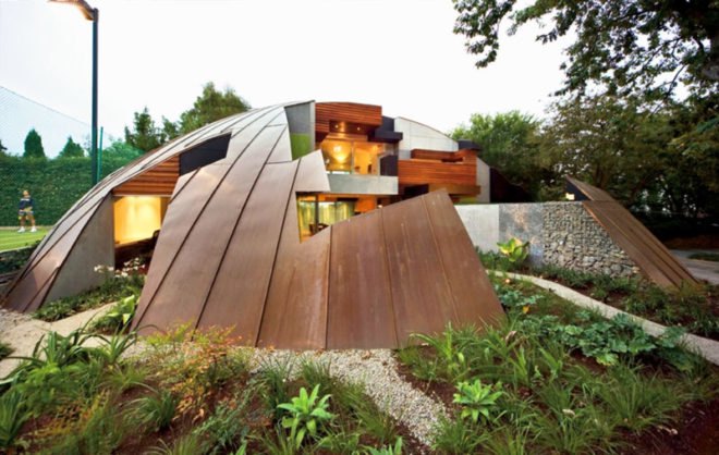 dome house , puzzle house, mcbride charles ryan, green architecture, sustainable architecture, eco architecture, green design, garden home, melbourne, australia