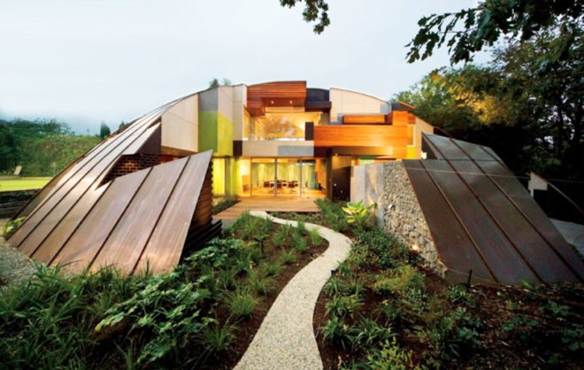 dome house , puzzle house, mcbride charles ryan, green architecture, sustainable architecture, eco architecture, green design, garden home, melbourne, australia