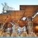 Ichibanya Japanese Noodle House, Tanjung Duren Utara, green restaurant, DSA+s, Jakarta green building, bamboo restaurant, green materials