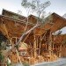 Ichibanya Japanese Noodle House, Tanjung Duren Utara, green restaurant, DSA+s, Jakarta green building, bamboo restaurant, green materials