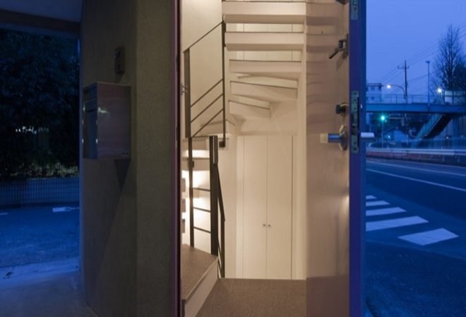 Side Architects, kyosho jutaku, mirco home, mini home, micro house, mini house Japanese micro house, Tiny house, Tokyo micro house, green building, space saving house design,