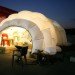 nflatable gallery, prefab building, inflatable shelter, Lamber Kamps, Pnomotic tube light