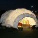 nflatable gallery, prefab building, inflatable shelter, Lamber Kamps, Pnomotic tube light