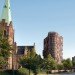 C. F. Møller Architects , University of Copenhagen, Science tower, green roof,Panum complex, Danish green tower,