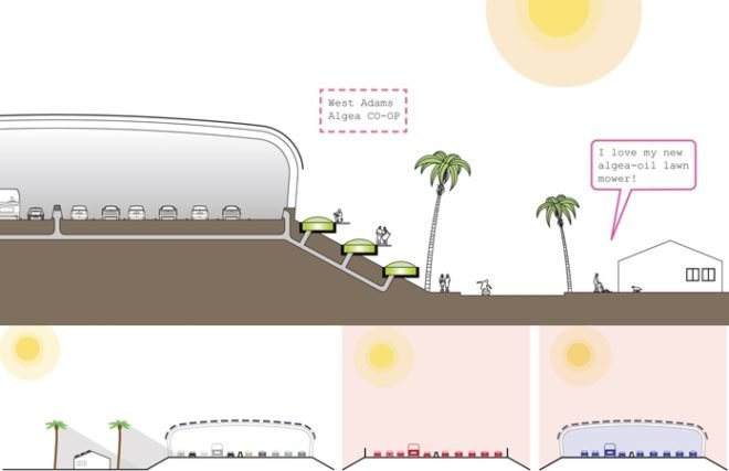 Mans Tham, solar freeway, green technology, Los Angeles solar, freeway reclamation,