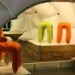 nflatable gallery, prefab building, inflatable shelter, Lamber Kamps, Pnomotic tube light