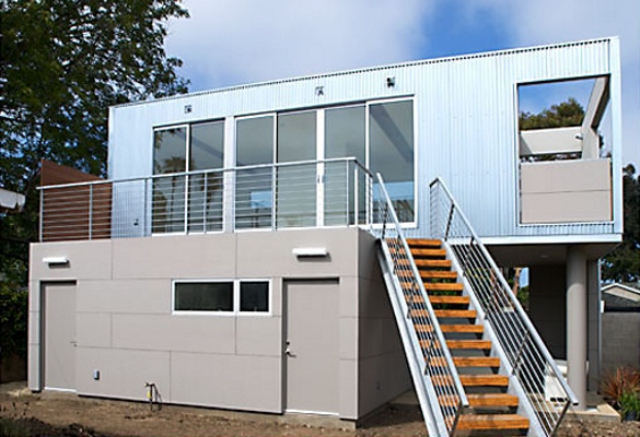 prefab building, pieceHomes, Ventura green building, California prefab, prefabricated studio,