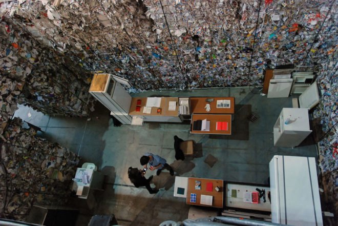 raumlabor, artissima, recycled materials, reclaimed materials, green design, eco design, sustainable design, torino, italy, pavilion, house of contamination