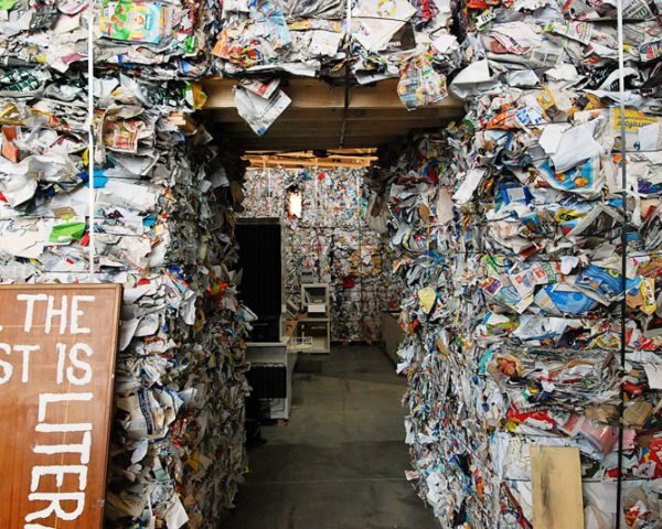 House of Contamination is an Indoor Village Made Entirely of Trash