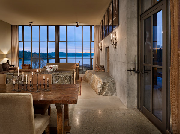 the pierre, olsen kundig architects, san juan islands, local materials, green roof, green architecture, eco architecture, sustainable architecture, green design