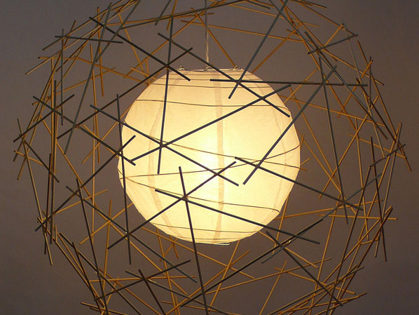 Victor Vetterlein, Study of Life, orb, bamboo, paper, biodegradable, sustainable design, green design, green lighting, renewable materials, green materials