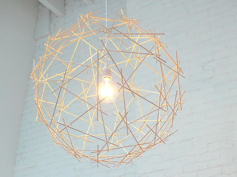 Victor Vetterlein, Study of Life, orb, bamboo, paper, biodegradable, sustainable design, green design, green lighting, renewable materials, green materials