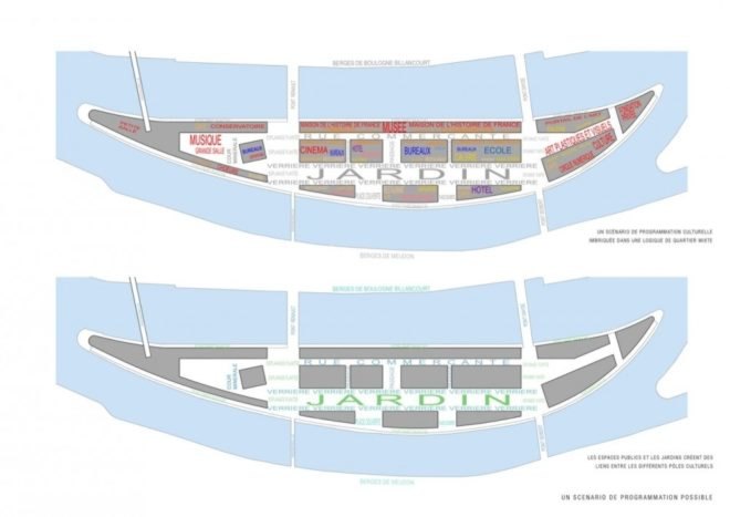 jean nouvel, paris architecture, french architecture, sequin island, urban revitalization paris, green space, parks paris, paris cultural poles, atelier jean nouvel