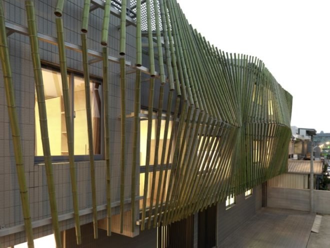 bamboo forest house, bamboo, natural ventilation, taiwan, roewu, green home, green building, sustainable architecture