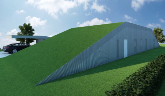 bjarke ingles, hill house, m2 homes, green roofed home, green roof, sustainable architecture, green building