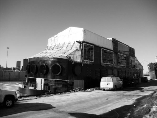 bota bota, green renovation, floating spa, montreal, sid lee, green design, sustainable architecture