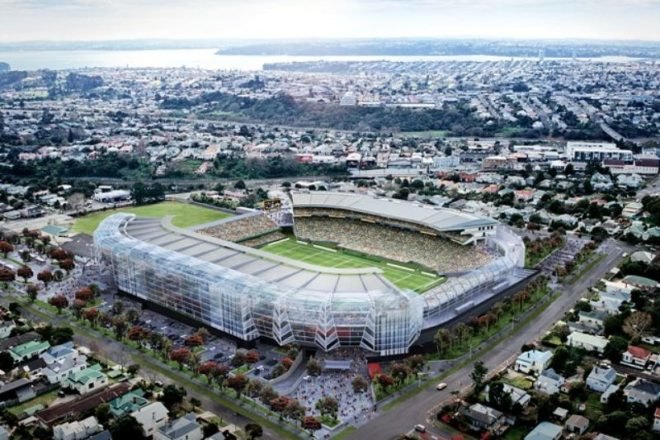 eden park, new zealand, populous, eco stadium, sports stadium