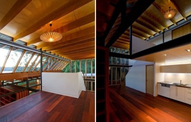 hilltop house, richard cole architecture, rainwater collection, site sensitive home, green building, sustainable architecture