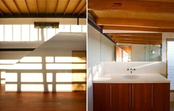 hilltop house, richard cole architecture, rainwater collection, site sensitive home, green building, sustainable architecture
