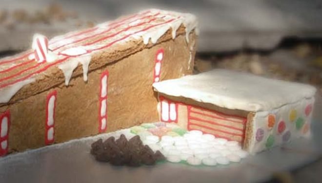 hometta, wedge house, eco gingerbread house, green building, eco design, gingerbread
