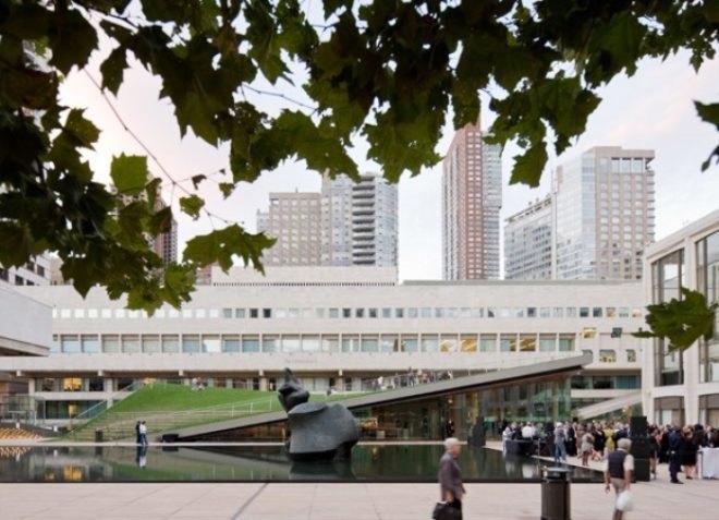 hypar pavilion, lincoln center, Diller Scofidio + Renfro, green roof, lincoln ristorante, green building, sustainable architecture