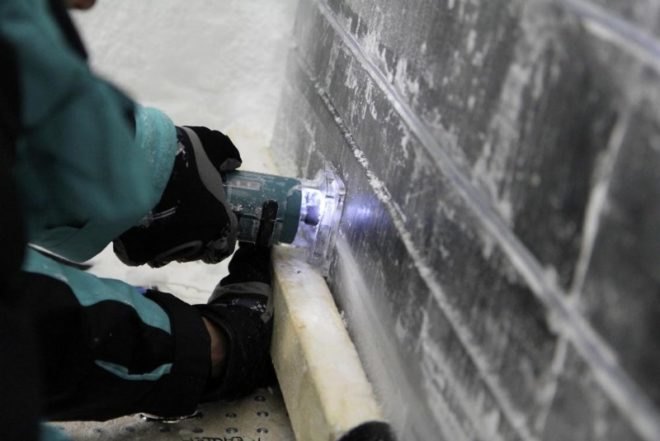 tron, icehotel, sweden, el wire, energy efficient lighting, legacy of the river, green lighting