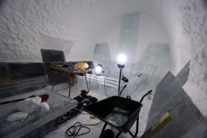 tron, icehotel, sweden, el wire, energy efficient lighting, legacy of the river, green lighting
