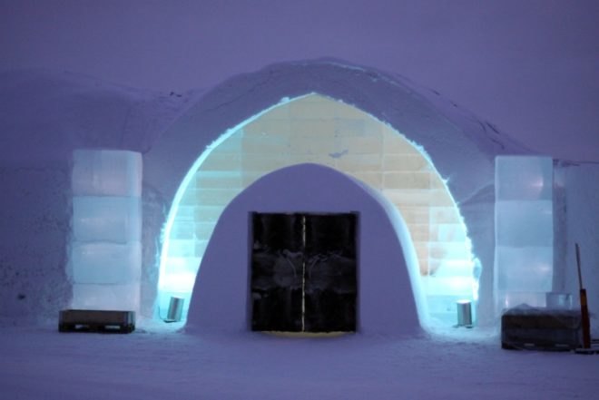 tron, icehotel, sweden, el wire, energy efficient lighting, legacy of the river, green lighting