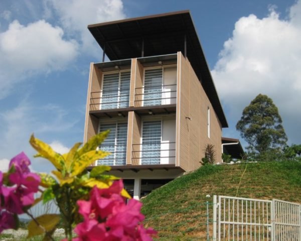 Stacked Shipping Containers Create Smart Green Homes in Malaysia
