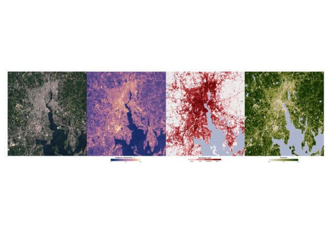 urban heat islands, heat islands, urban design, sustainable city planning, city planning, urban planning, sustainable urban planning, nasa sattelite photos, nasa heat island photos, northeast heat island