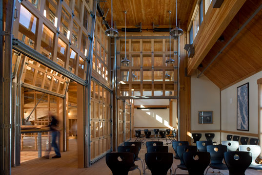 Miller Hull, Northwest Maritime Center, LEED Gold, Green Building, USGBC, Sustainable Building, Inhabitat