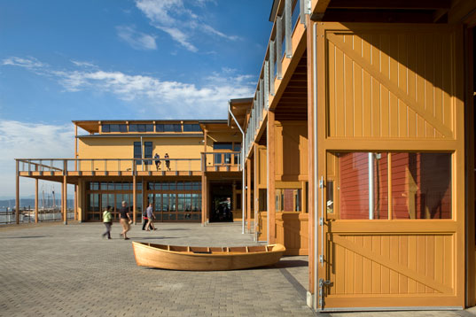 Miller Hull, Northwest Maritime Center, LEED Gold, Green Building, USGBC, Sustainable Building, Inhabitat