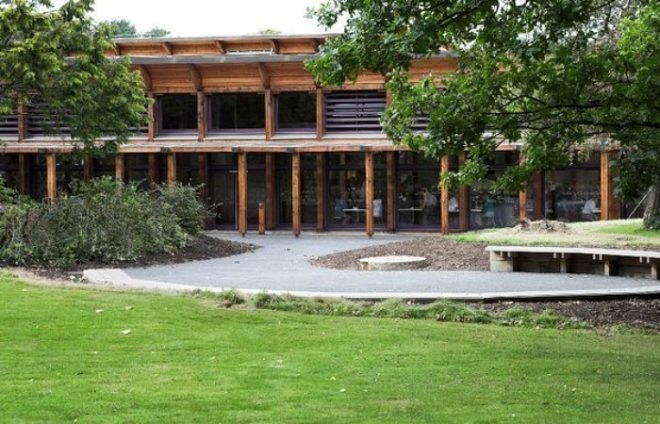 Robert Burns Birthplace Museum, simpson & brown, buro happold, green roof, eco museum, scotland