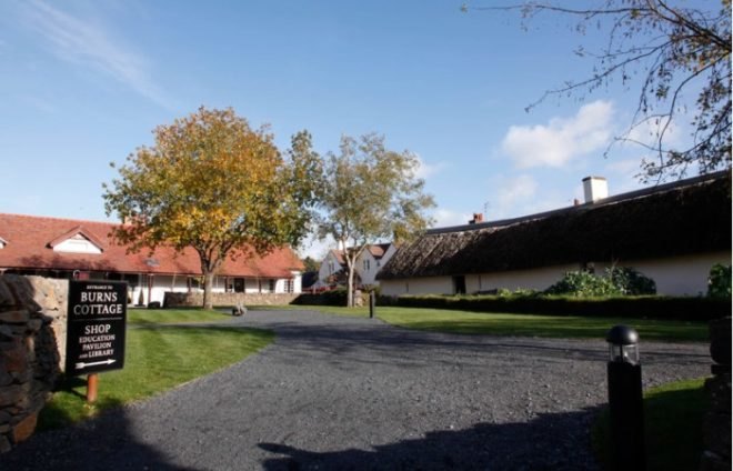 Robert Burns Birthplace Museum, simpson & brown, buro happold, green roof, eco museum, scotland