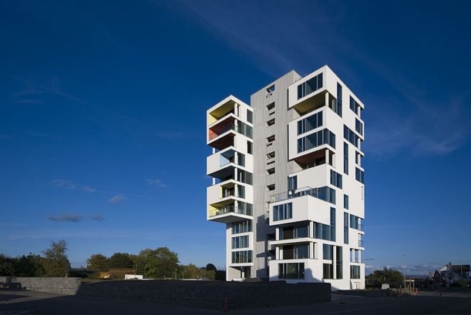 siloetten, cf moller, denmark, abandoned silo, adapative reuse, green renovation, green building, sustainable architecture