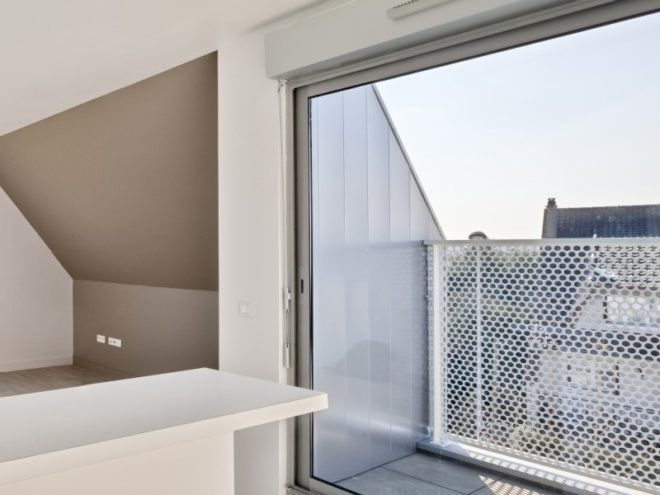 social housing project, bondy, paris, atelier du pont, green building, sustainable architecture