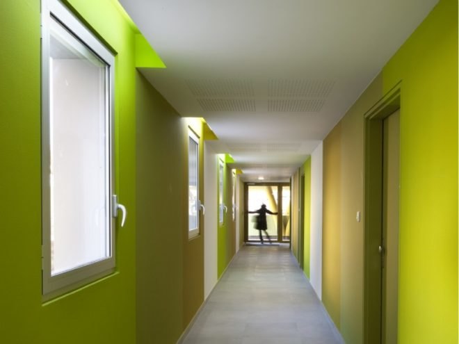 social housing project, bondy, paris, atelier du pont, green building, sustainable architecture