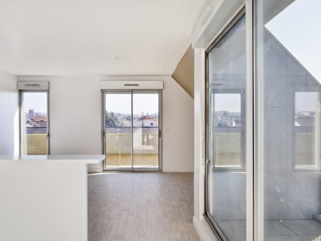 social housing project, bondy, paris, atelier du pont, green building, sustainable architecture