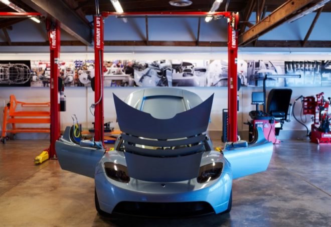 tesla motors, tesla, tesla showroom, LA, electric vehicle, CCS architecture, green architecture, sustainable architecture