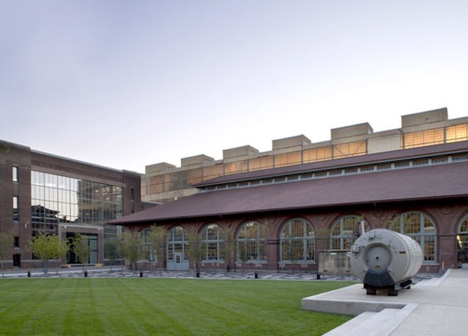 Urban Outfitters Headquarters, Meyer Scherer & Rockcastle, green renovation, adaptive reuse, green design, sustainable architecture