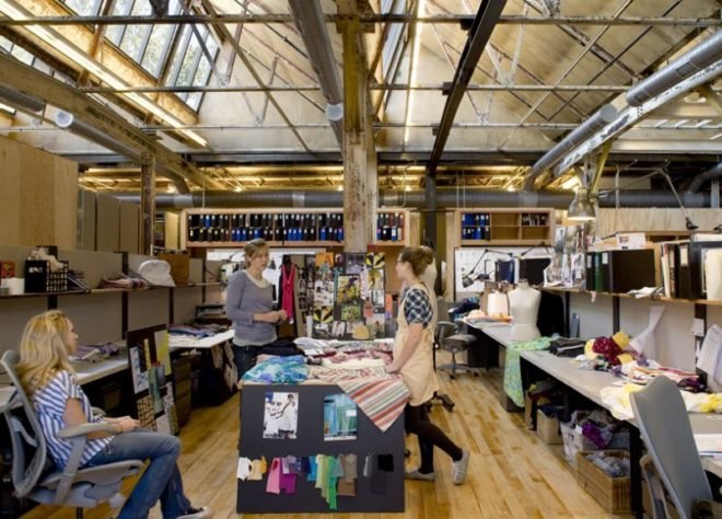 Urban Outfitters Headquarters, Meyer Scherer & Rockcastle, green renovation, adaptive reuse, green design, sustainable architecture