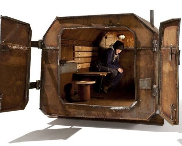 Old Boats Fashioned into Virtually Indestructible Vostok Shelter 