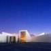 studio east dining, carmody groarke, london, pop up restaurant, recycled materials, green design, sustainable architecture
