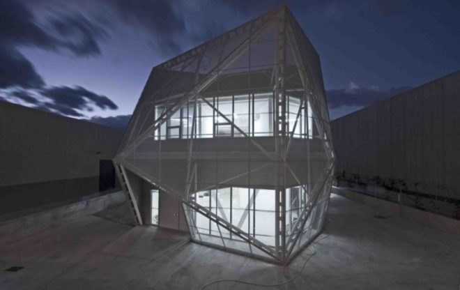Diagonal 80, AMID.Cero9, daylighting, spanish industiral building, spain green building, industrial daylighting, double y floor, screened facade