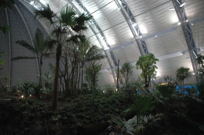 Tropical Island Resort, world largest building, worlds larget indoor pool, worlds largest water park, greman water park, massive retrofit, indoor tropical forest