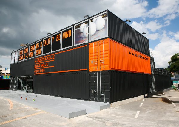 Platoon Kunsthalle GwangJu Shipping Container Art Center Stacks Up in Korea