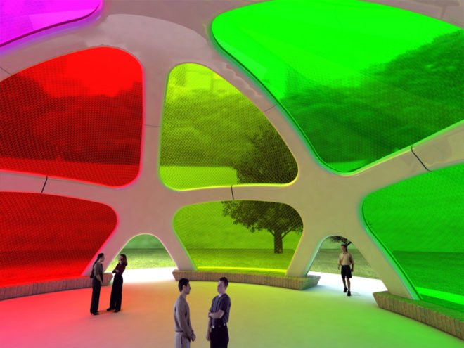 gualeni design, art.rainbow, art rainbow, solar pavilion, eco pavilion, eco architecture, green architecture, green design, eco design, solar power, eco party pavilion, pop up pavilion, prefab architecture