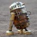 amoeba boy, amoebaboy, steampunk r2d2, r2b2, star wars, recycled r2d2, recycled robot, green art, green design, eco design, reclaimed materials, sustainable design