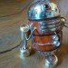 amoeba boy, amoebaboy, steampunk r2d2, r2b2, star wars, recycled r2d2, recycled robot, green art, green design, eco design, reclaimed materials, sustainable design